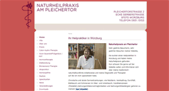 Desktop Screenshot of naturheilpraxis-am-pleichertor.de